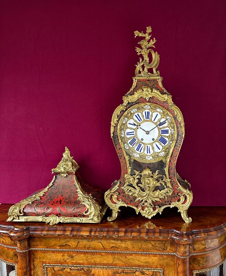 Antique Monumental Boulle bracket clock over 4 ft high, circa 1860