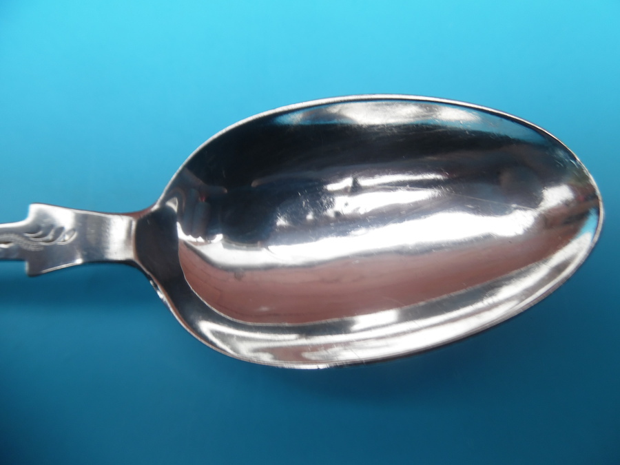 Antique Rare Exeter Silver Teaspoon 1881.
