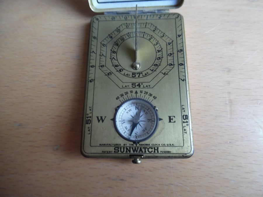 Antique Rare British & Irish Version of  Ansonia Sunwatch  c1922.