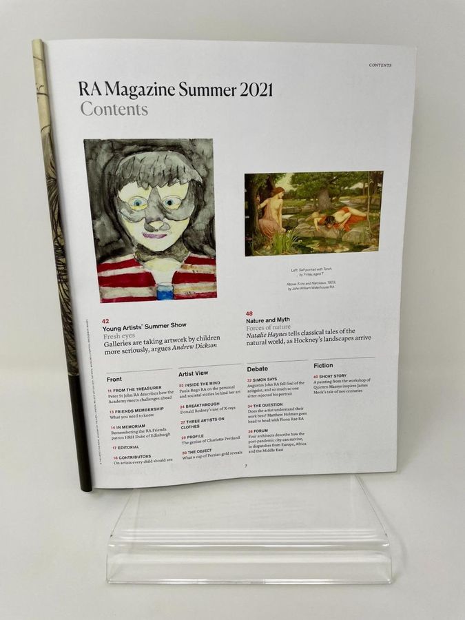 Antique RA, Royal Academy Of Arts Magazine, Number 151, Summer 2021, Children's Art Cover
