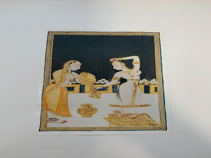 Antique Indian Miniatures Catalog, Selected Works From The Art Gallery Etc...Sofia, 1989