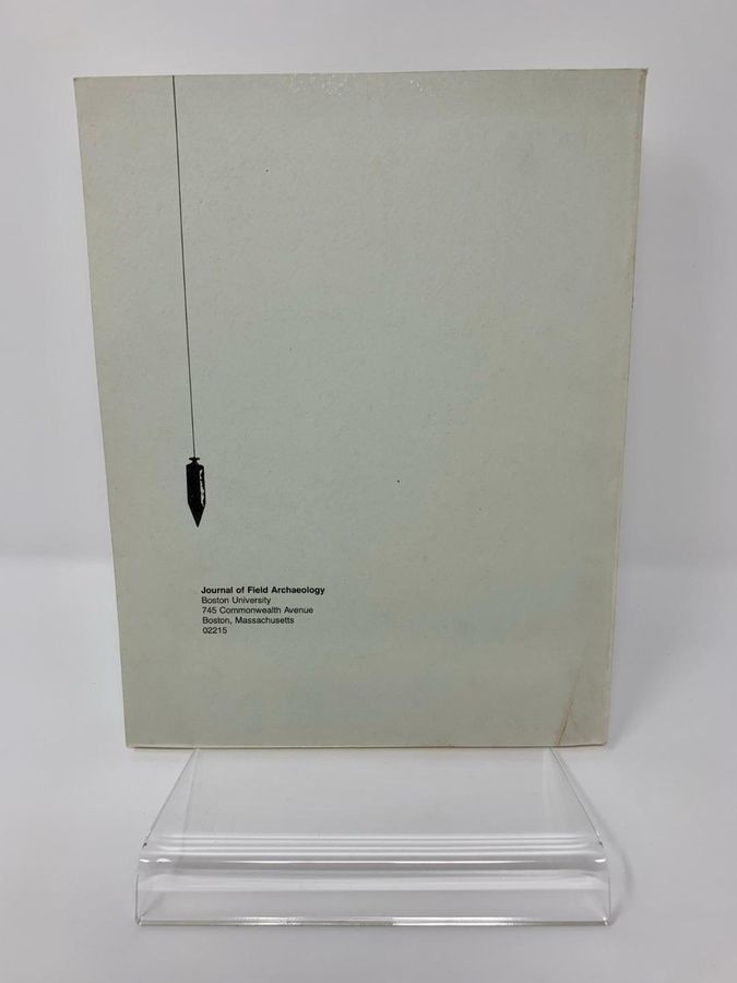 Antique Journal Of Field Archaeology, Volume 11, Number 3, Fall 1984, ISSN 0093-4690