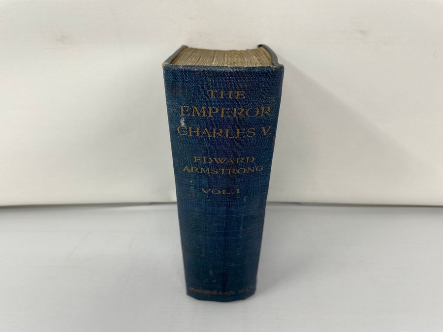 Antique Second Edition Two Volumes Of The Emperor Charles V, Edward Armstrong, Circa 1910