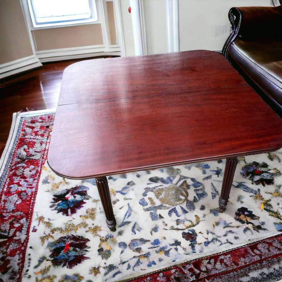 Antique  William IV Mahogany  Tea Table