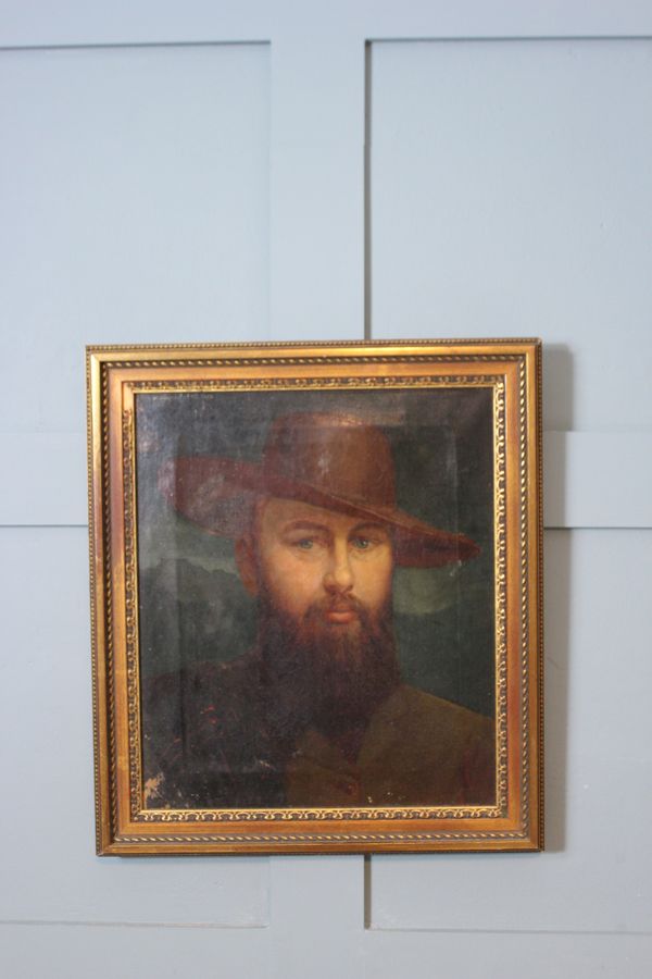 Antique 19th Century Portrait Of William Morton Civil Engineer