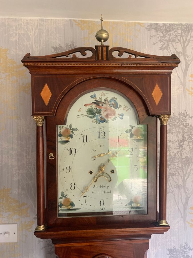 Antique Antique Longcase clock 8 day fully refurbished