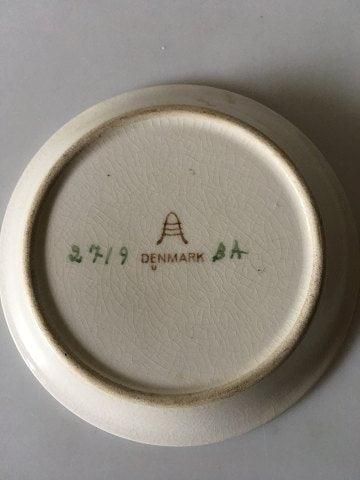 Antique Aluminia Small dish signed by Knud Kyhn