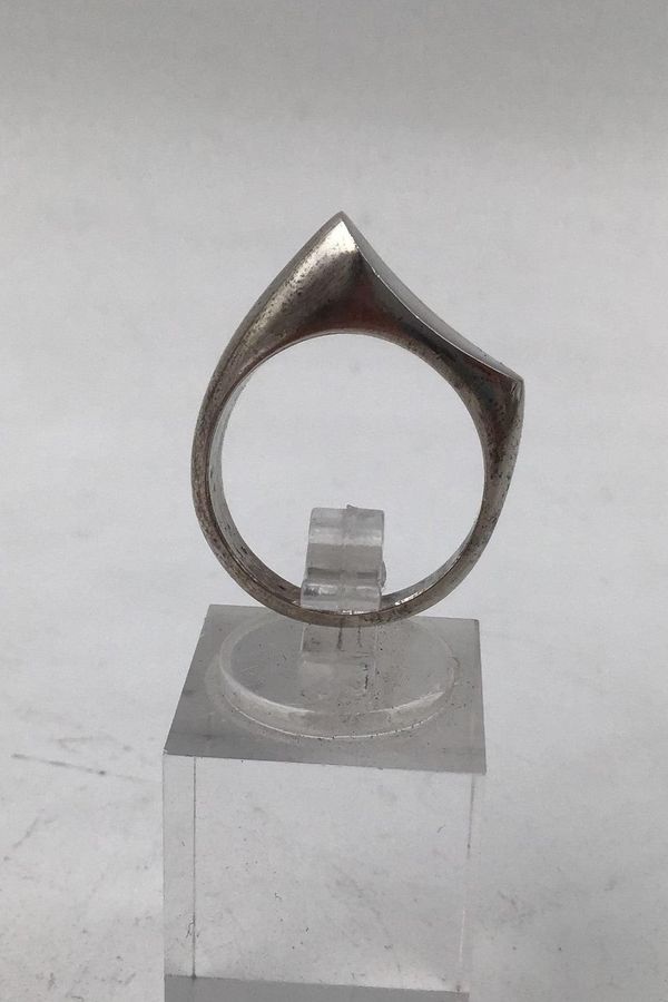 Antique Arne Johansen Sterling Silver Modern Ring