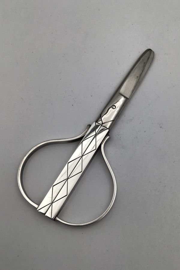 Antique Axel Holm Sterling Silver Grape Shears