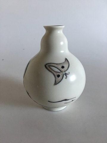 Antique Bing & Grondahl Art Nouveau Unique Vase by Jo Ann Locher No 711