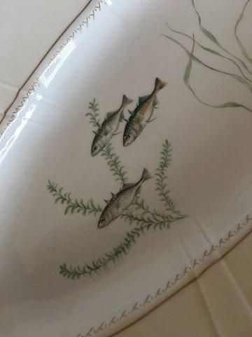 Antique Bing & Grondahl Dumas Fish Serving Tray No 13A with Salmon and Fish