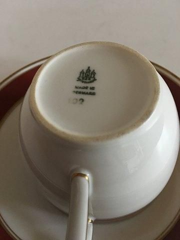 Antique Bing & Grondahl Egmont Coffee Cup and Saucer No 102