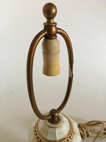 Antique Bing & Grondahl Tegner lamp with gold decoration No 1108 KG