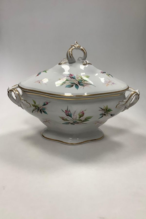Antique Bing and Grondahl Antique Rose pattern Large Tureen