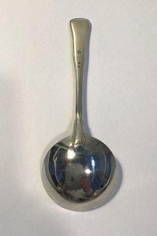 Antique Dobbeltriflet/Old Danish Silver Serving Spoon Cohr
