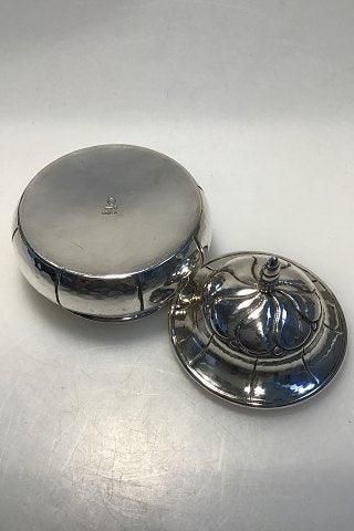 Antique Erik Magnussen Silver Lidded Jar