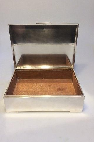 Antique Evald Nielsen Art Deco Silver Cigar Box