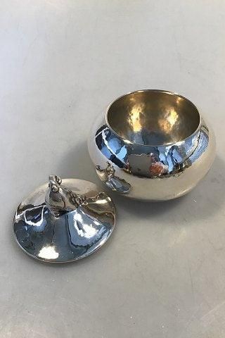 Antique Evald Nielsen Silver Lidded Jar