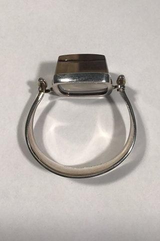 Antique Georg Jensen Sterling Silver Rutile Quartz Bracelet No 203 Torun