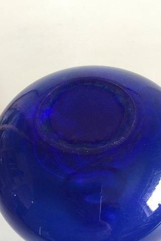 Antique Glass Vase in Blue Glass