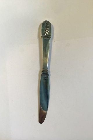 Antique H.C. Andersen Fairy tale Child Knife in Silver. The Little Match Girl