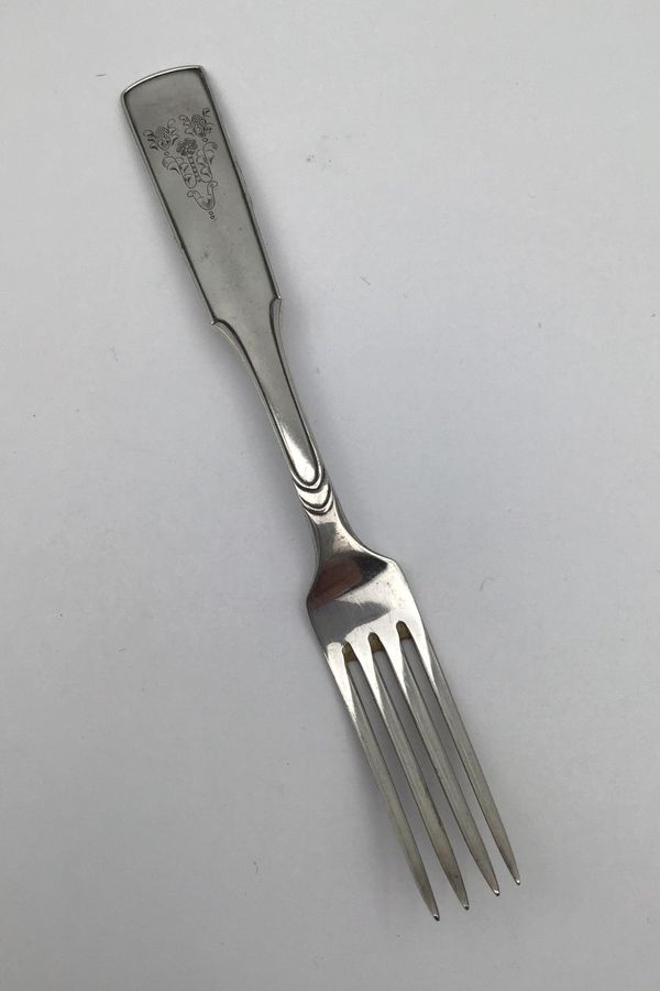 Antique Hans Hansen Silver Heritage Silver No. 2 Dinner Fork