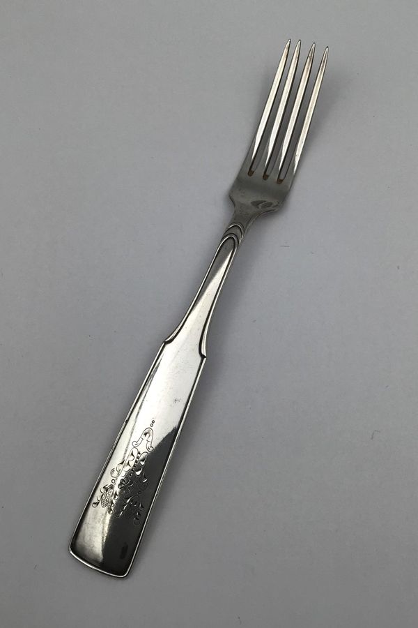 Antique Hans Hansen Silver Heritage Silver No. 2 Dinner Fork