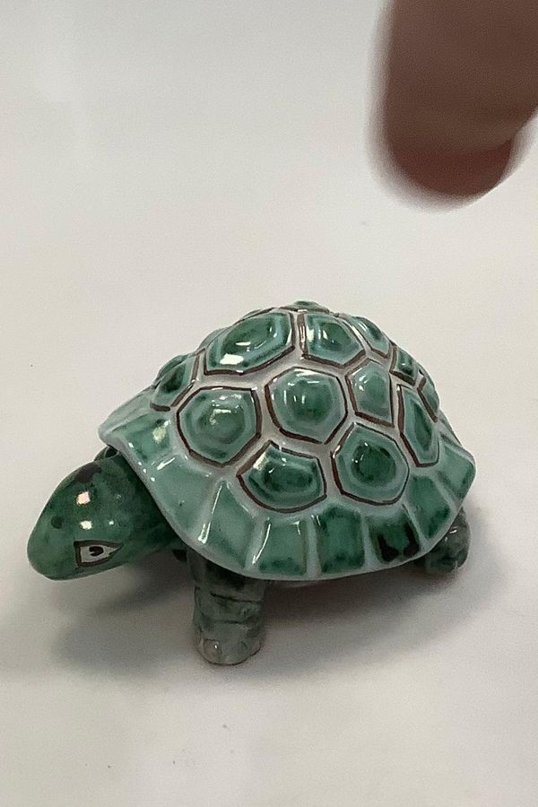 Antique L. Hjort Ceramic Turtle Bornholm S3