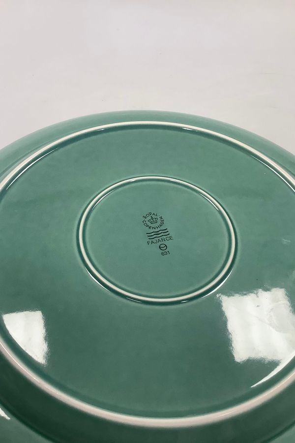 Antique Royal Copenhagen 4 All Seasons Large Dinner Plate in Green No 631 Measures 31,5cm / 12.40 inch