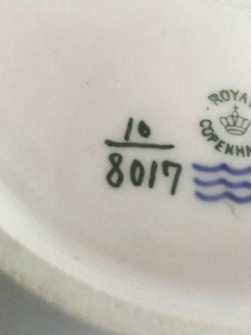 Antique Royal Copenhagen Blue Flower Braided Oval Dish No 8017