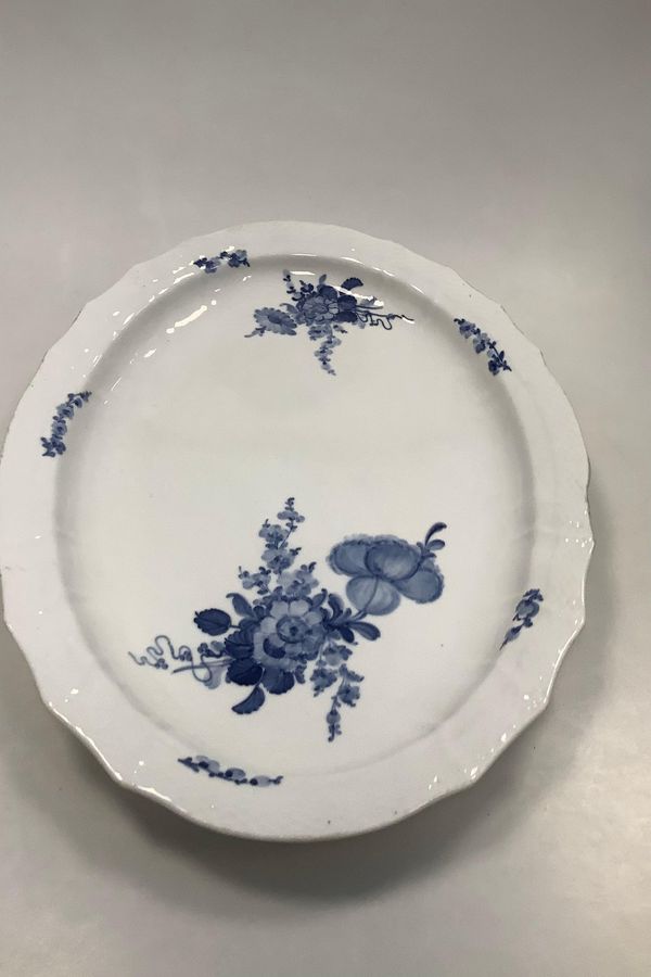 Antique Royal Copenhagen Blue Flower Curved Oval Dish No 1560