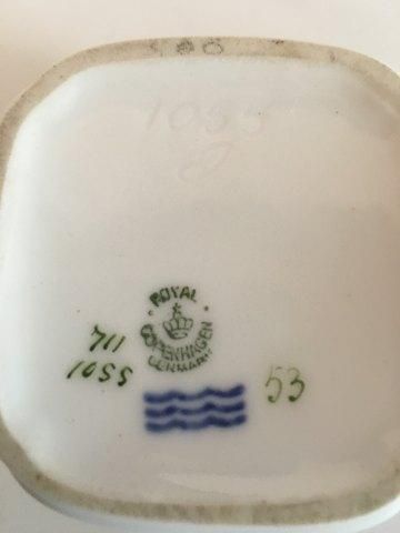 Antique Royal Copenhagen Brown Iris Cigar Cup No 1055