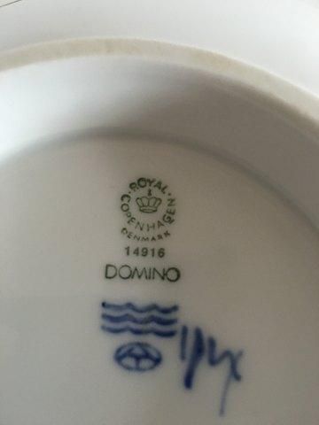 Antique Royal Copenhagen Domino Gravy Bowl on Foot No 14916