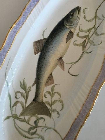 Antique Royal Copenhagen Oval Fish Serving Dish from 1933 (Homemade)
