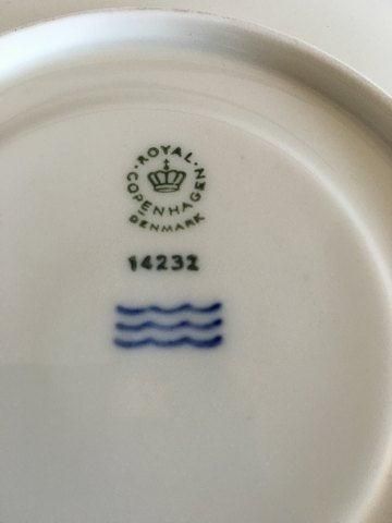 Antique Royal Copenhagen RC Wheat Bouillon Cup, saucer and lid No 14232