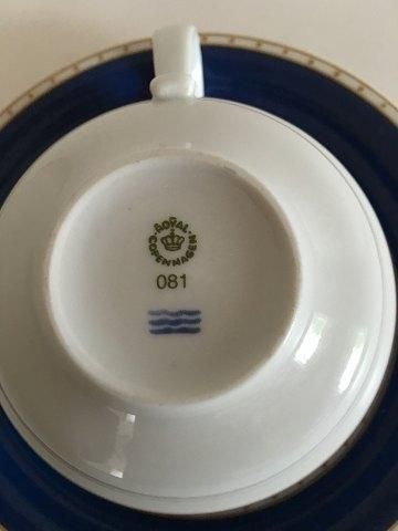 Antique Royal Copenhagen Liselund Tea Cup and saucer No 081/073