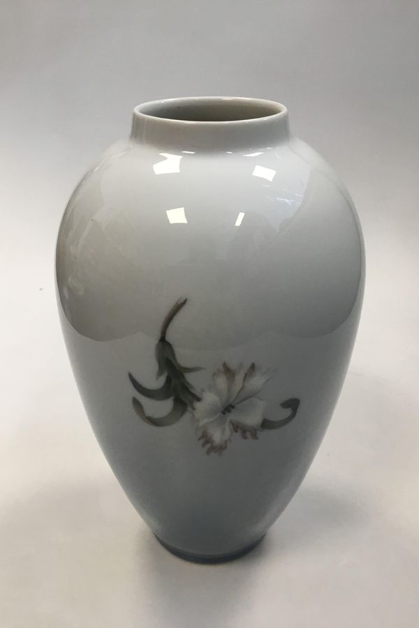 Antique Royal Copenhagen Vase No 2660/1099 with Auburn and White Flowers