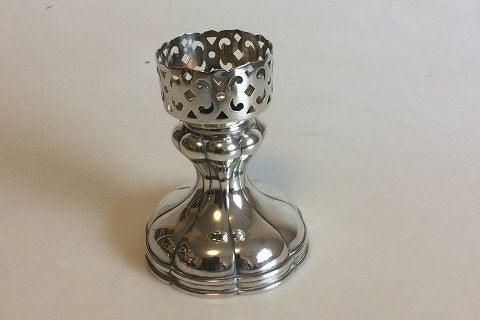Antique Russian Silver Stamped IS (in Cyrillic) Foot or holder for Candlelight?