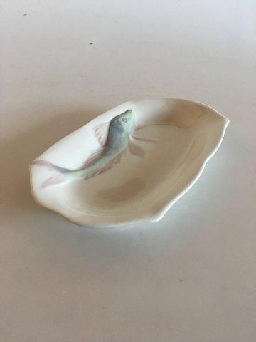 Antique Rörstrand Art Nouveau Small Dish with a Fish