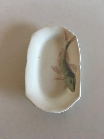 Antique Rörstrand Art Nouveau Small Dish with a Fish