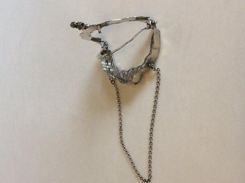 Antique Silver bag lock from South America