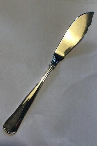 Antique W&S Sørensen Silver Dobbeltriflet Old Danish Fish Knife