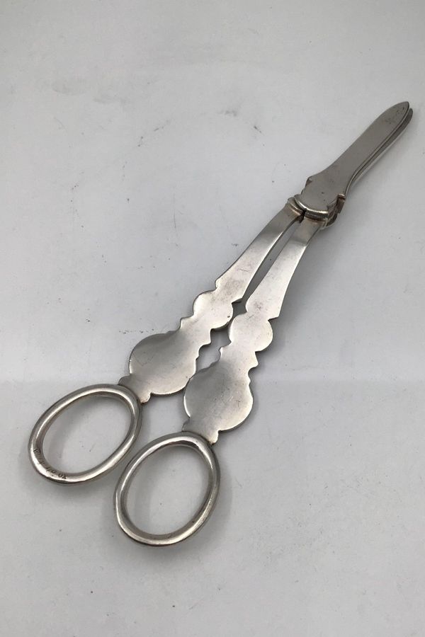 Antique Württembergische Metallwarenfabrik Silver plated grape scissors WMF