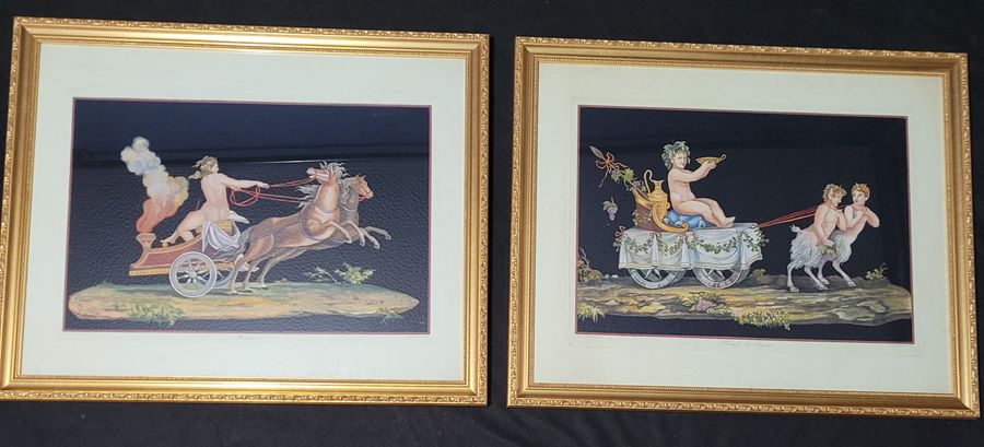 A set of two Neoclassical Paintings
