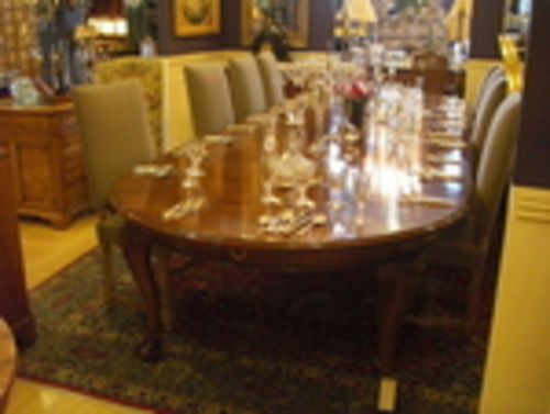 Antique Mahogany Extending Dining Table