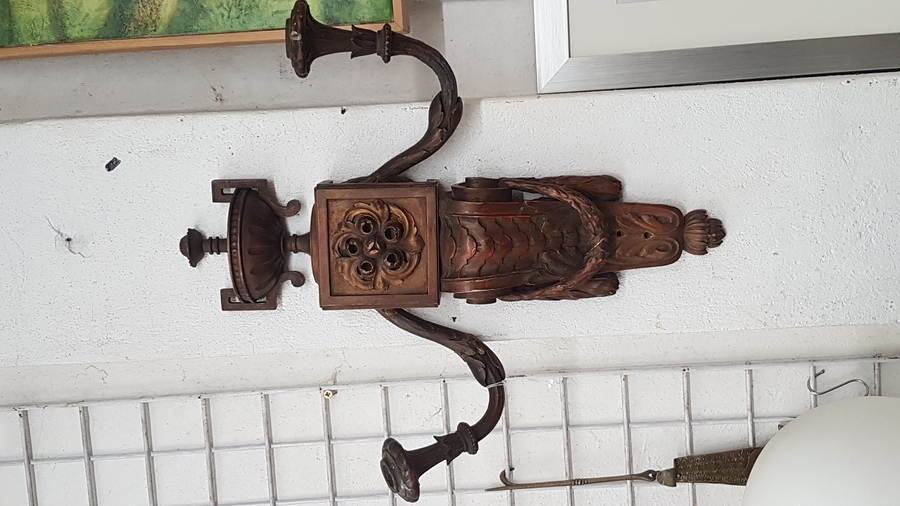 Antique Antique Pair of Wall Lights