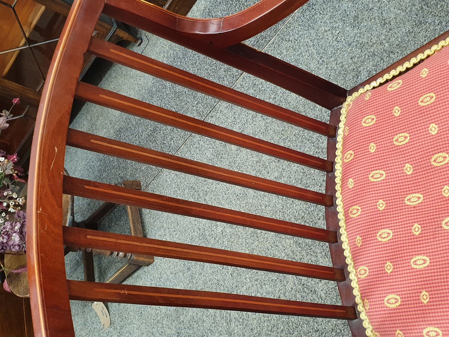 Antique Good Edwardian Chair Armchair 