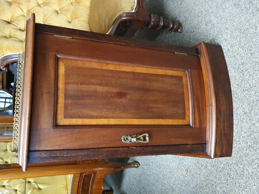 Antique Good Antique Bedside Cabinet 