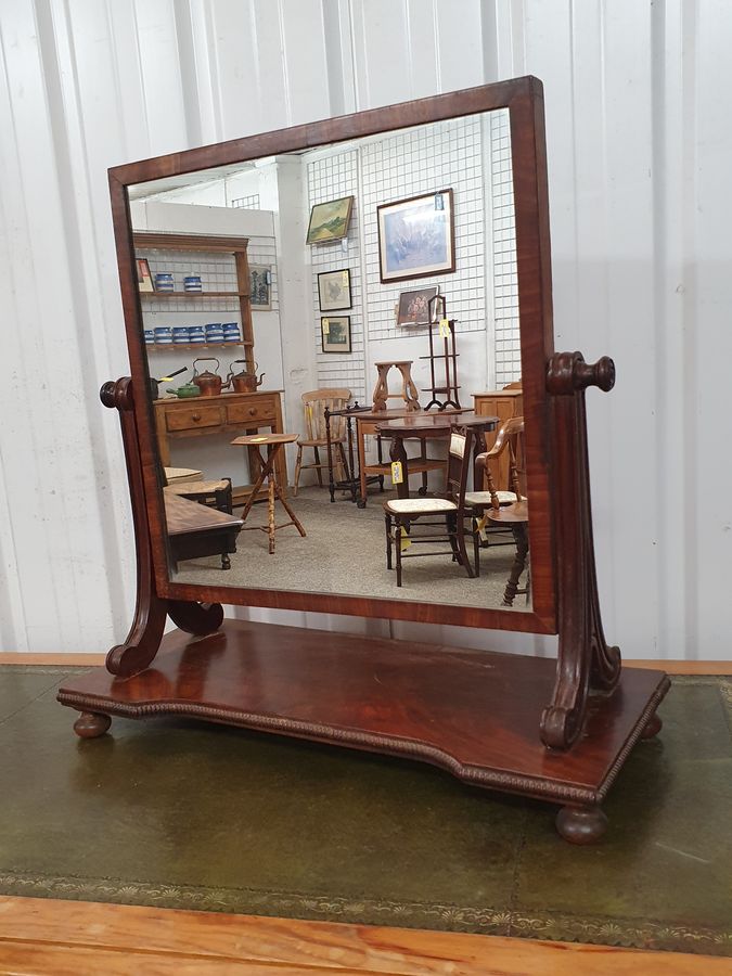 Large Antique Swing Dressing Mirror