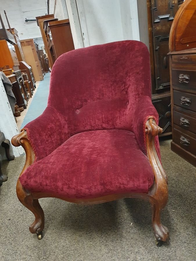 Antique Antique Victorian Armchair 